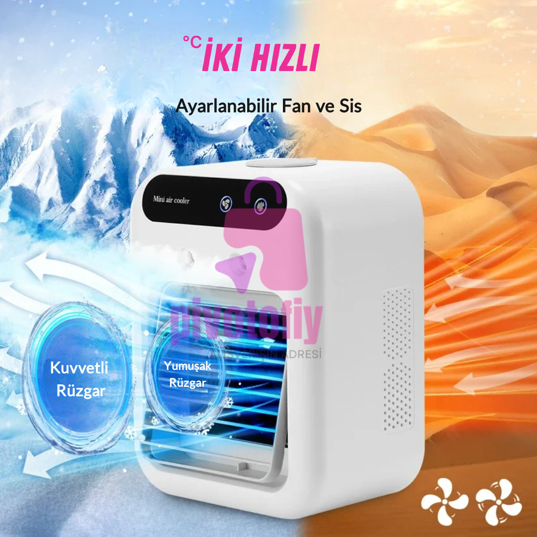 SerinMax – Taşınabilir Mini Soğutucu Fan